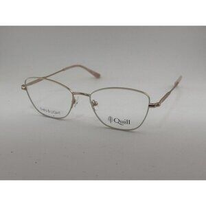 QUILL - Rose Gold Thin & Light BIRDIE 51-16-145 White / Rose Gold Glasses Frames